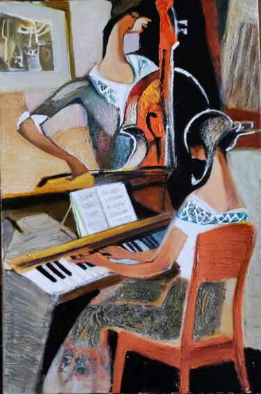 Composition with cello and piano
